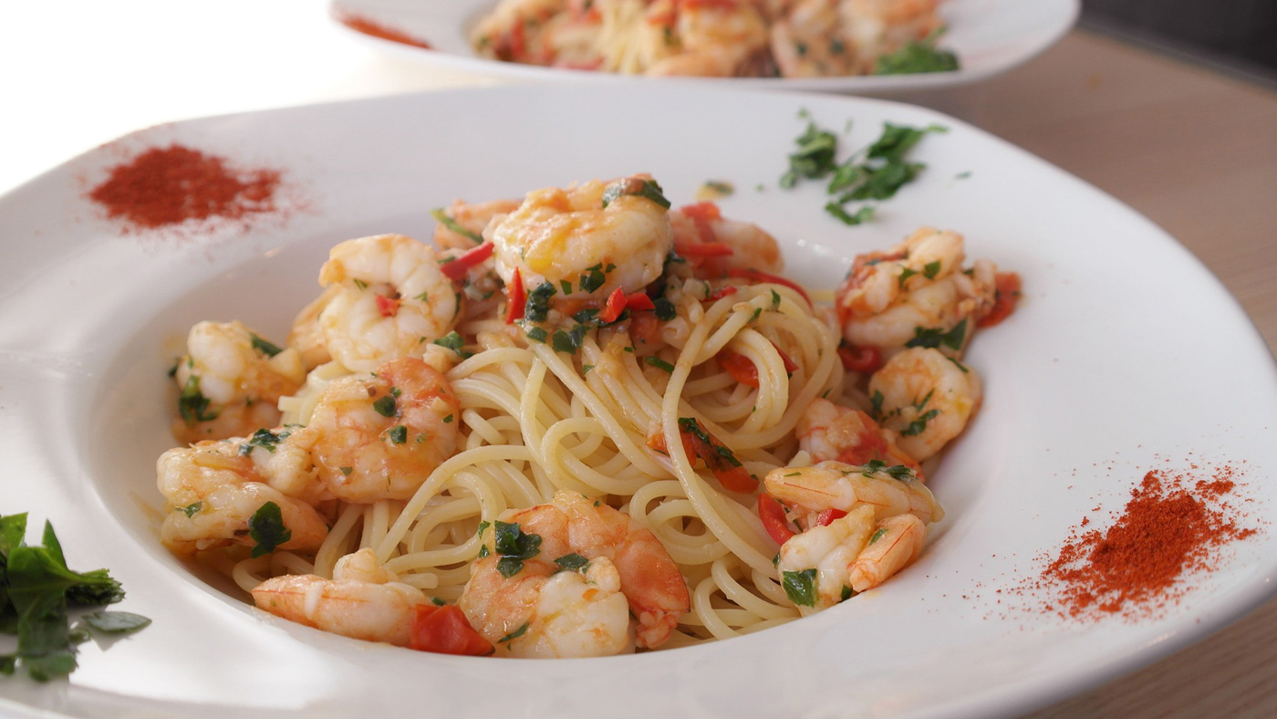 Spaghetti Shrimp Summer Promo